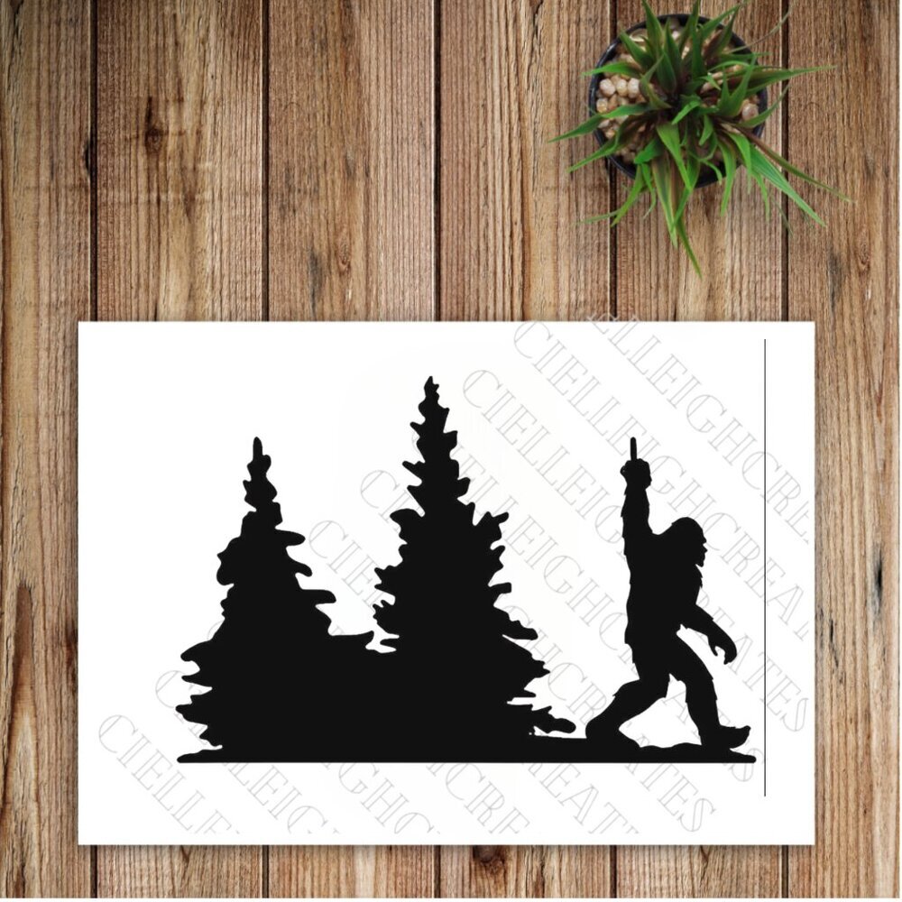 *2 for $20* Sasquatch Vinyl Decal Sticker Handcrafted